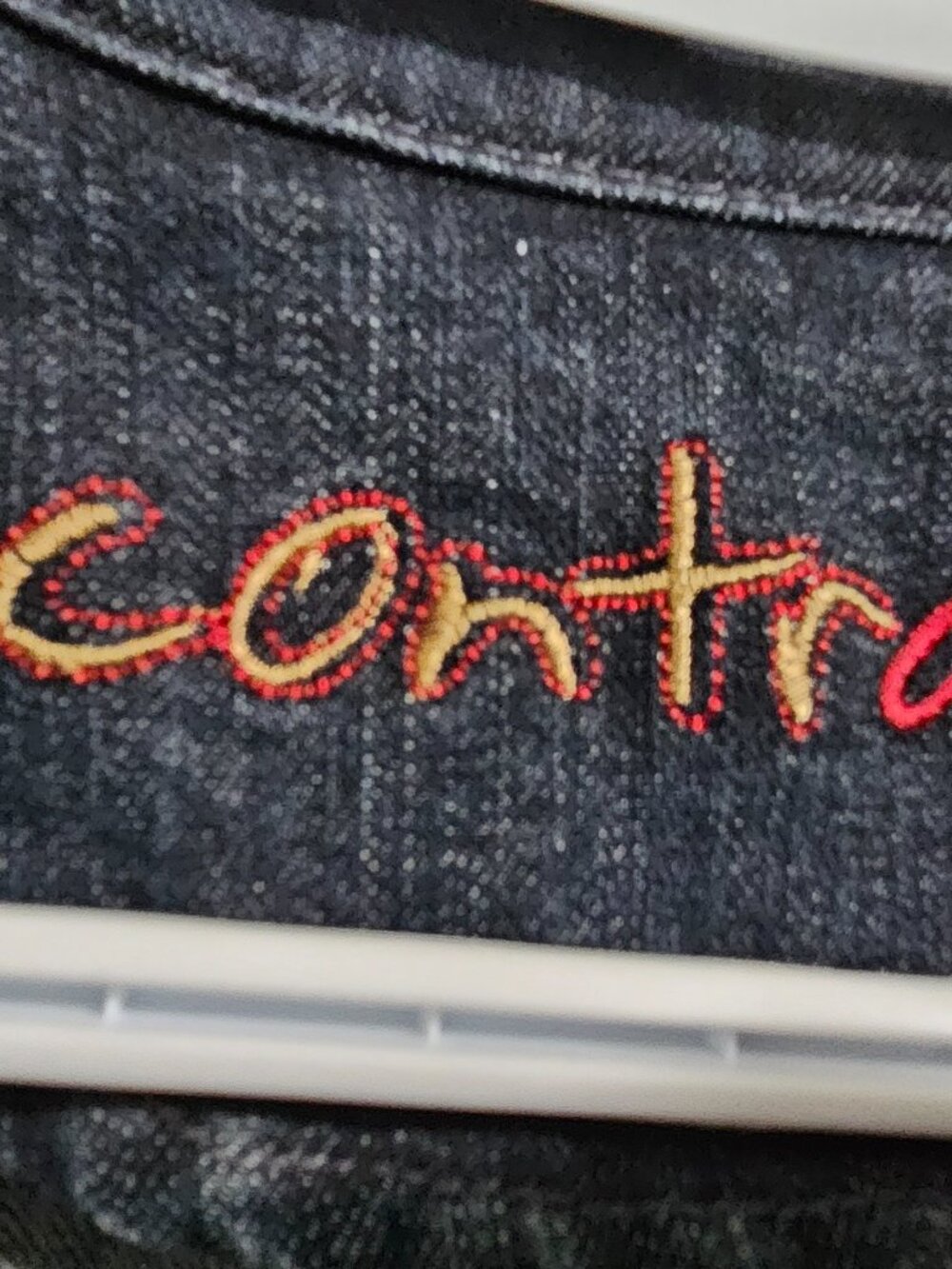 Jean jacket contrast - Picture 3 of 4